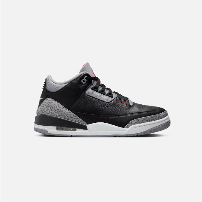 Black & Grey Mid-Top Sneakers with Elephant Print