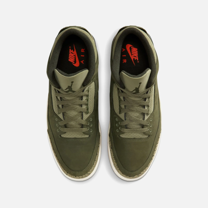 Olive Green Sneakers with Elephant-Print Overlays