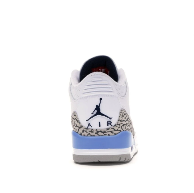 White & Light Blue Sneakers with Elephant-Print Overlays