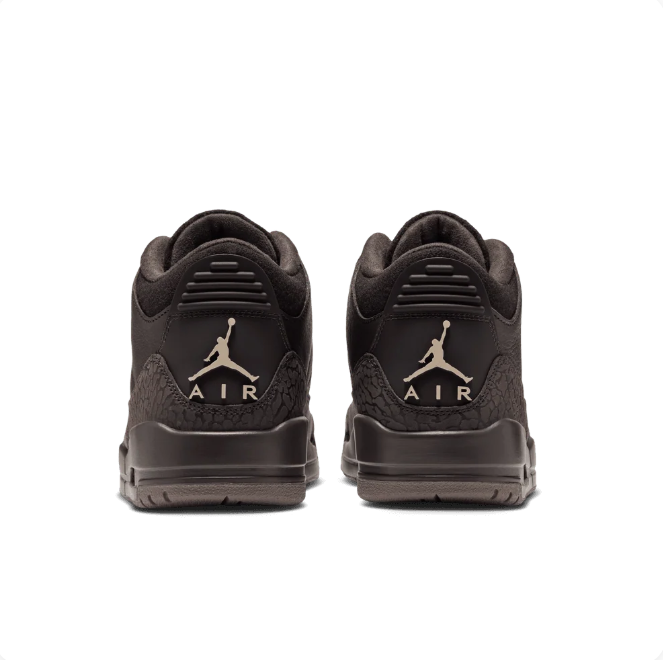Dark Brown Sneakers with Cream Laces & Elephant-Print Overlays