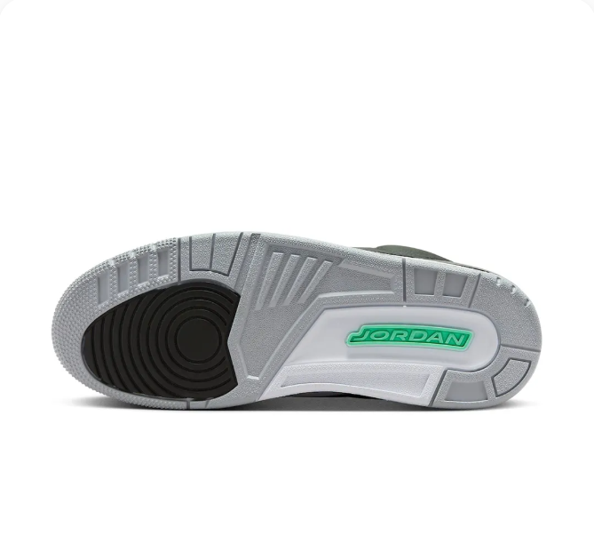 Black & Grey Sneakers with Mint Accents & Elephant-Print Overlays