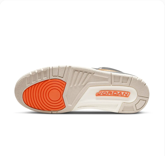 Black & Tan Sneakers with Orange Accents