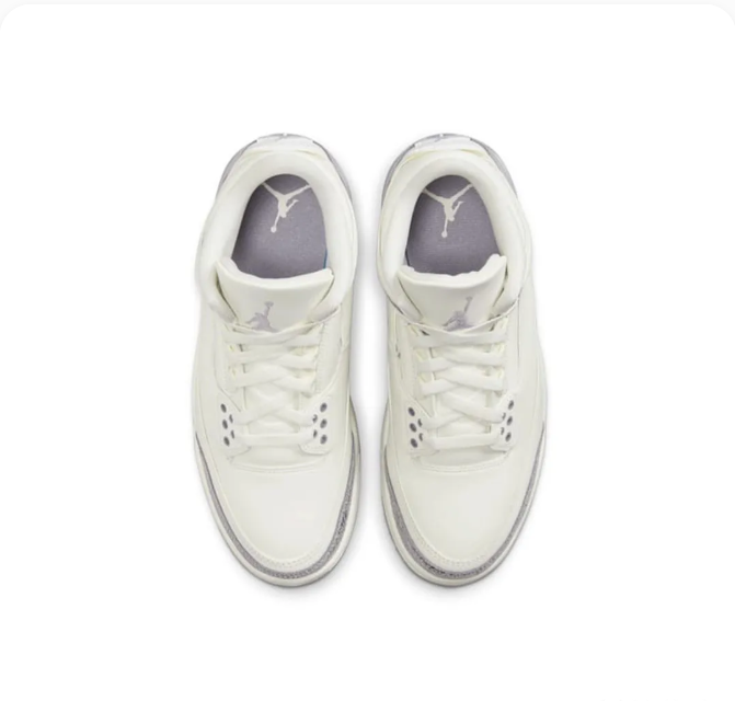 White & Silver Sneakers with Textured Overlays