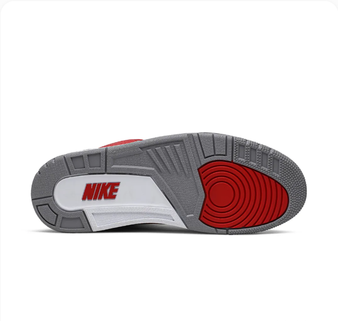 Red & Black Sneakers with Grey Elephant-Print Overlays