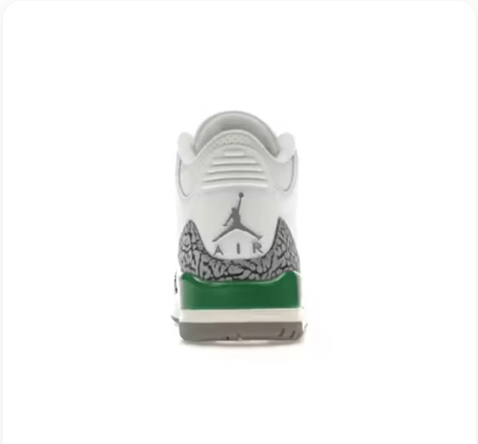 White & Green Sneakers with Grey Elephant-Print Overlays