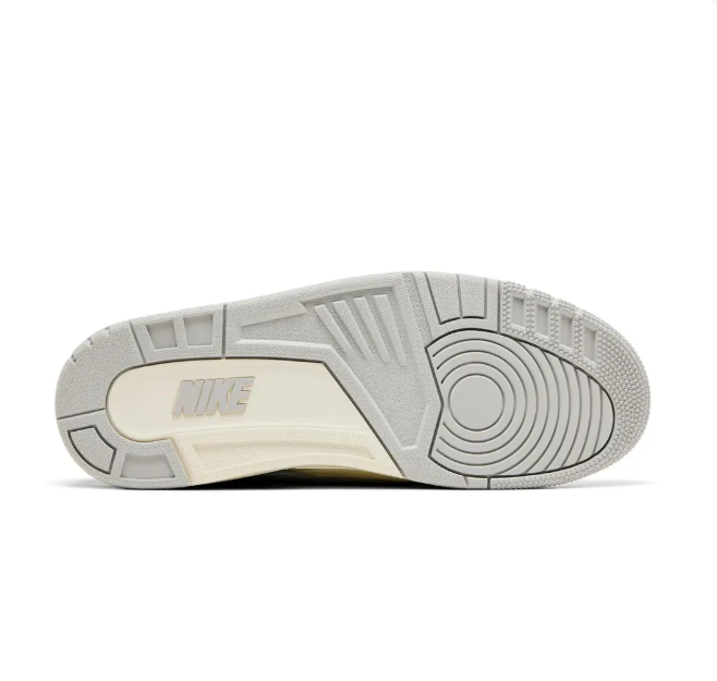 White & Green Low-Top Sneakers with Cream Midsoles