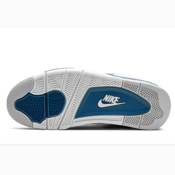White & Teal Blue Sneakers with Grid Panels & Grey Soles