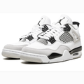 White & Black Sneakers with Light Grey Overlays & Grid Panels