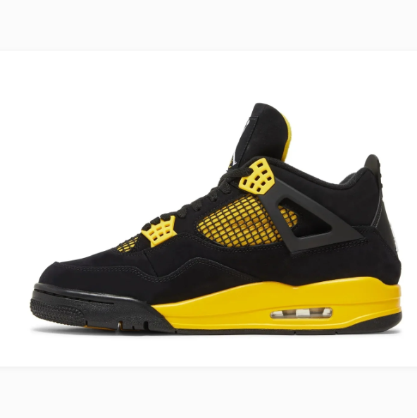 Black & Yellow Sneakers with Grid Panels & Dark Grey Lace Wings