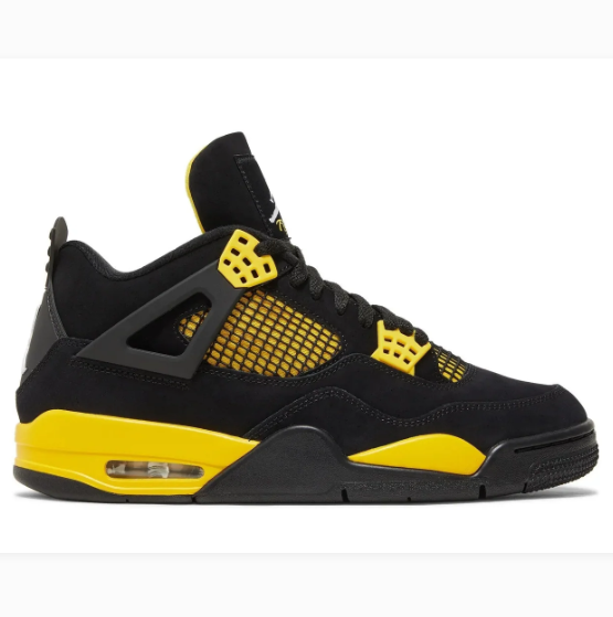 Black & Yellow Sneakers with Grid Panels & Dark Grey Lace Wings