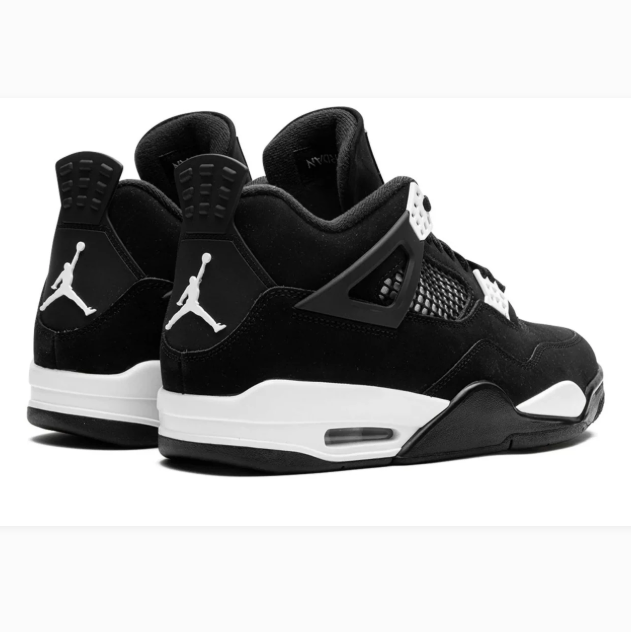 Black Sneakers with White Eyelets & Contrasting Grid Panels