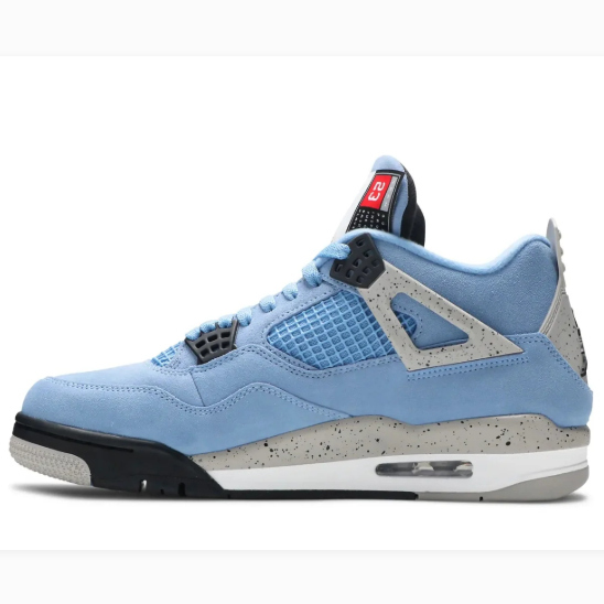 Light Blue Sneakers with Grey Speckled Accents & Black Eyelets