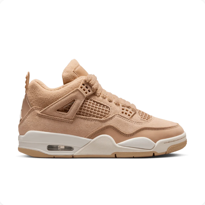 Sand Beige Sneakers with Textured Laces & Cream Midsoles