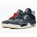 Dark Patchwork Sneakers with Geometric Patterns & Cream Soles