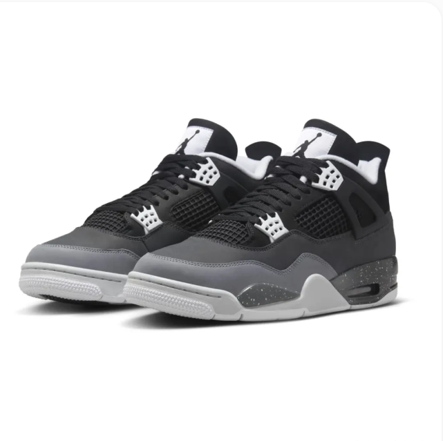 Black & Grey Sneakers with White Eyelets & Speckled Midsoles