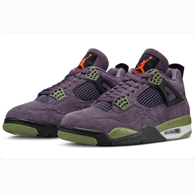 Muted Purple Sneakers with Olive Green Accents & Speckled Midsoles