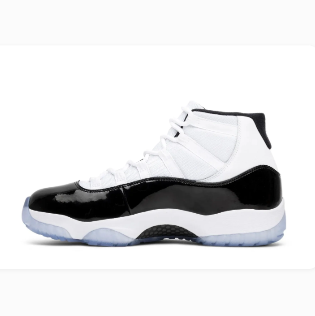 White & Black High-Top Sneakers with Glossy Overlays & Icy Blue Soles