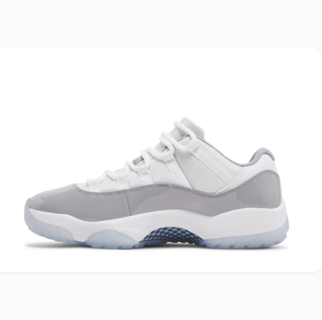 White & Grey Low-Top Sneakers with Glossy Overlays & Icy Blue Soles