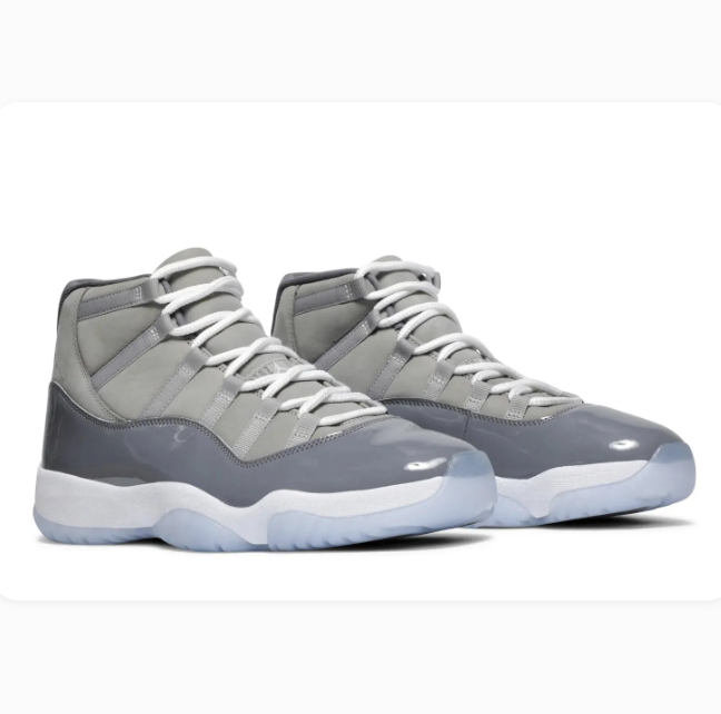 Grey High-Top Sneakers with Glossy Overlays & Icy Blue Soles