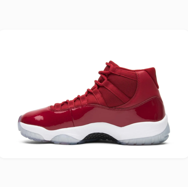 Red High-Top Sneakers with Glossy Overlays & Icy Blue Soles
