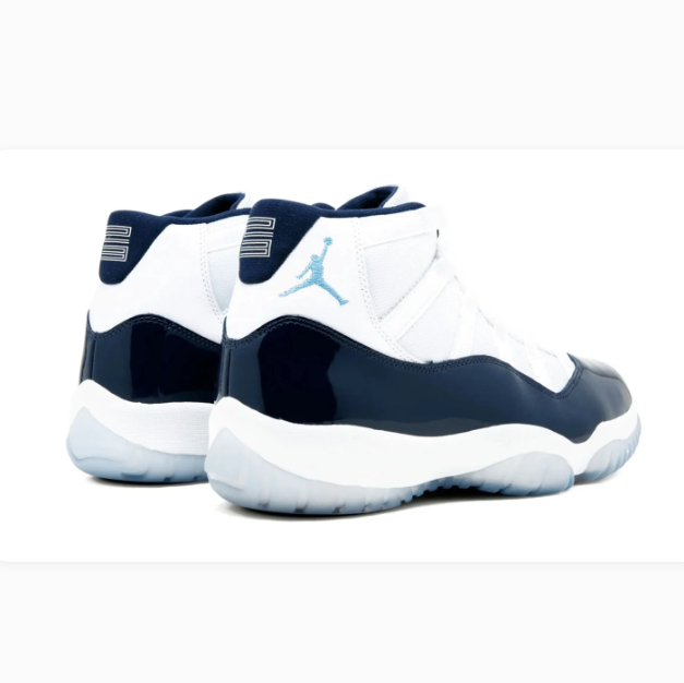 White & Navy High-Top Sneakers with Icy Blue Soles & Aqua Accents