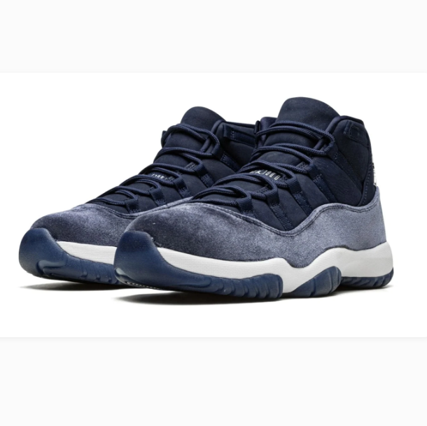 Navy High-Top Sneakers with Textured Overlays & White Midsoles