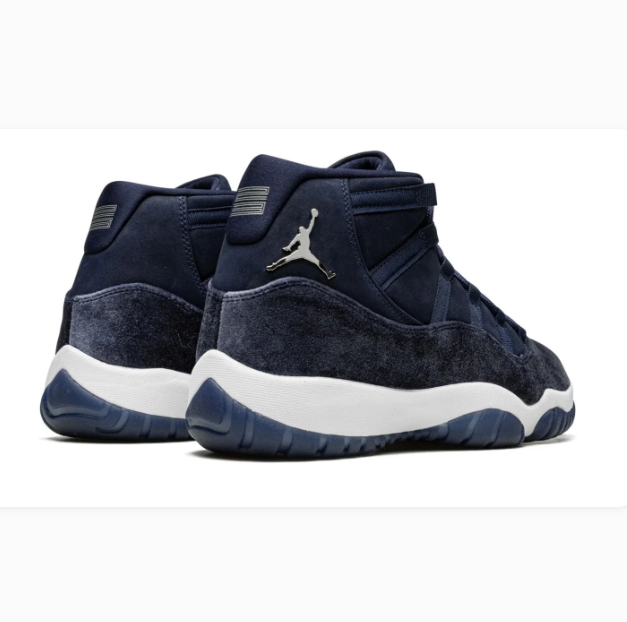 Navy High-Top Sneakers with Textured Overlays & White Midsoles
