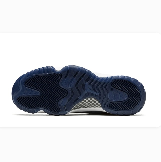 Navy High-Top Sneakers with Textured Overlays & White Midsoles