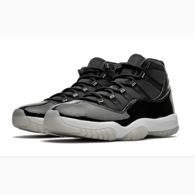 Black High-Top Sneakers with Glossy Overlays & Silver-Tone Accents