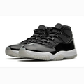 Black High-Top Sneakers with Glossy Overlays & Silver-Tone Accents