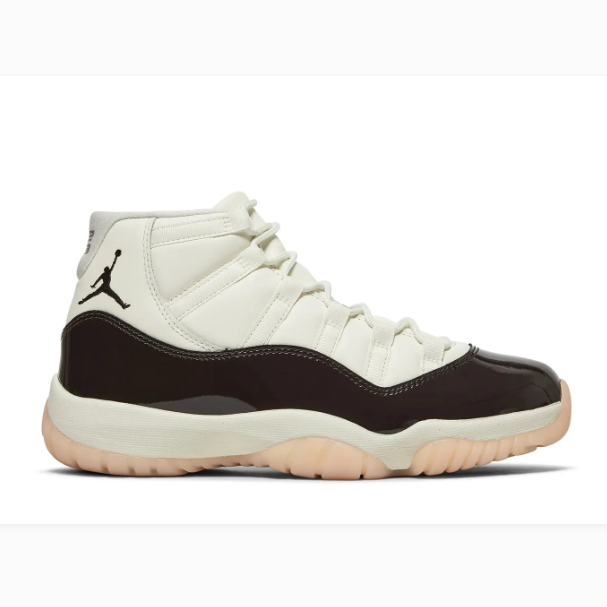 Cream & Dark Brown High-Top Sneakers with Glossy Overlays